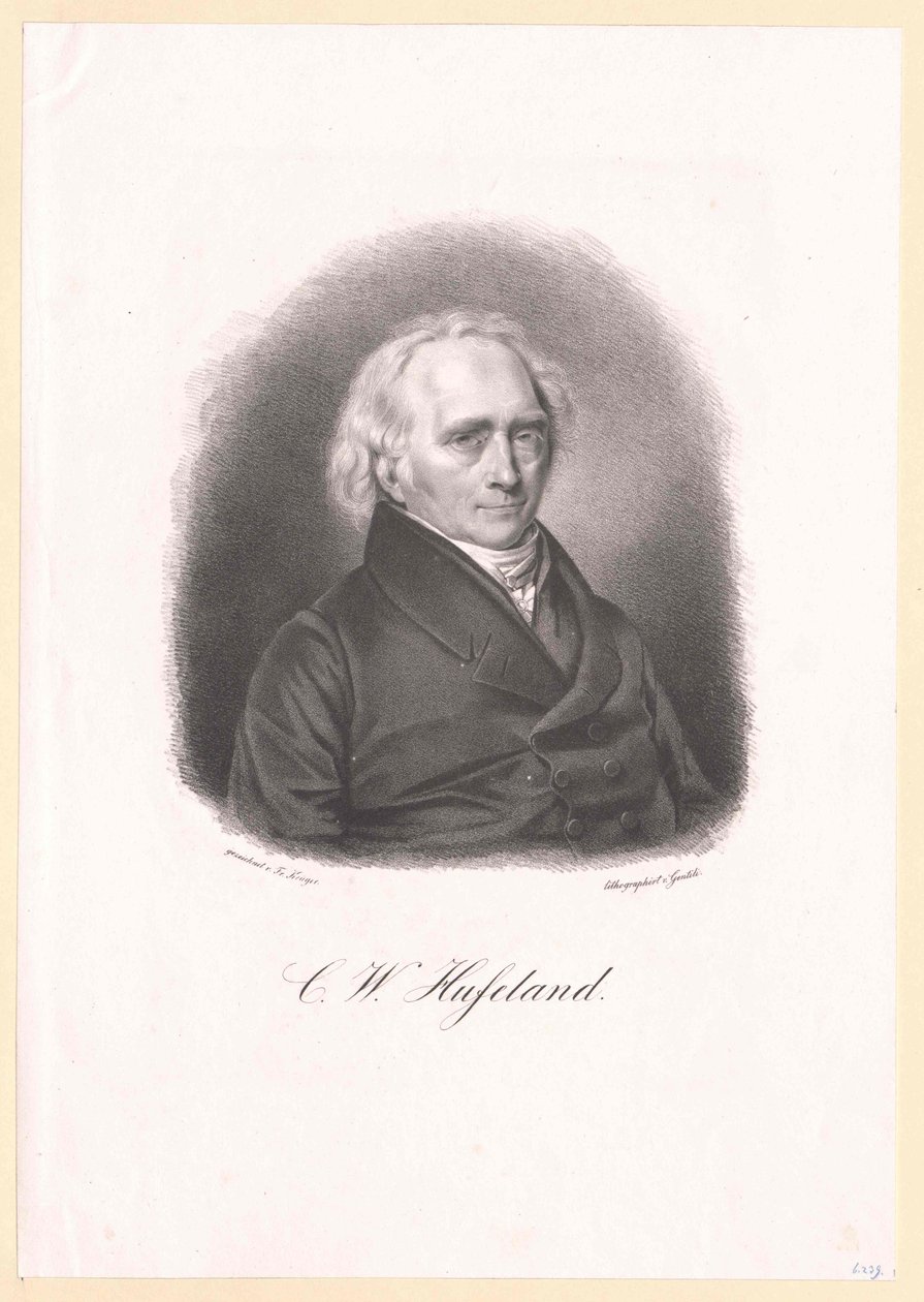 Christoph Wilhelm Hufeland autorstwa Artist Unknown