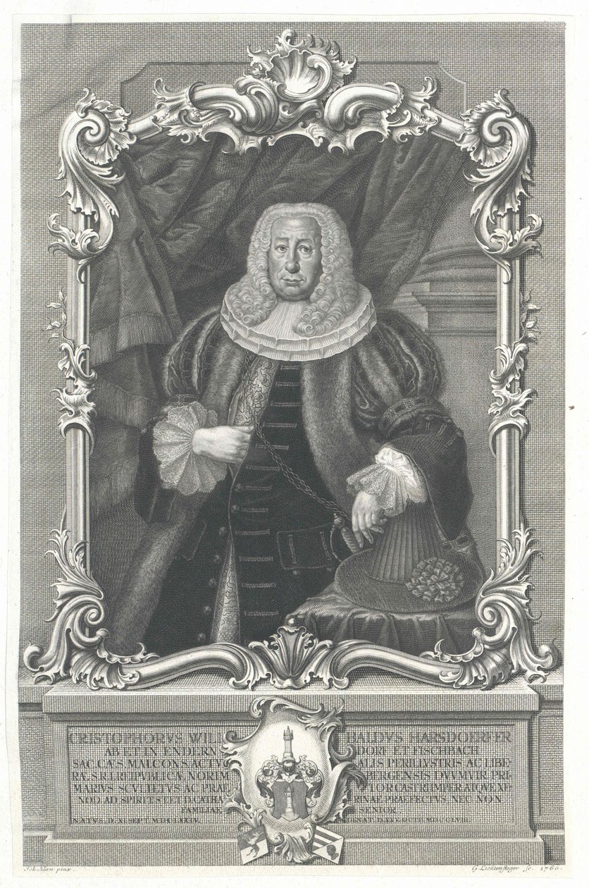 Christoph Wilibald Harsdoerfer z Enderndorfu autorstwa Artist Unknown
