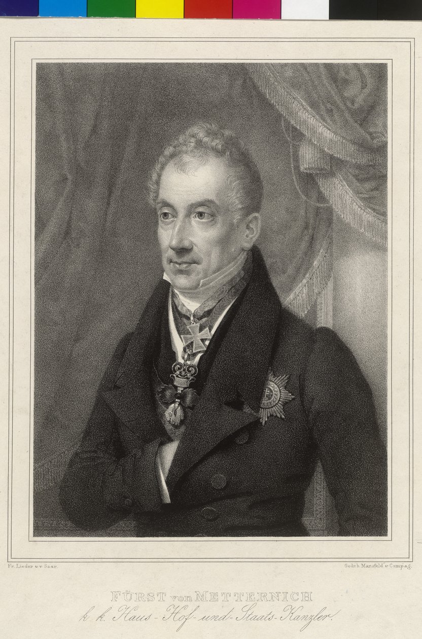 Clement Wenzel Lothar książę Metternich-Winneburg autorstwa Artist Unknown
