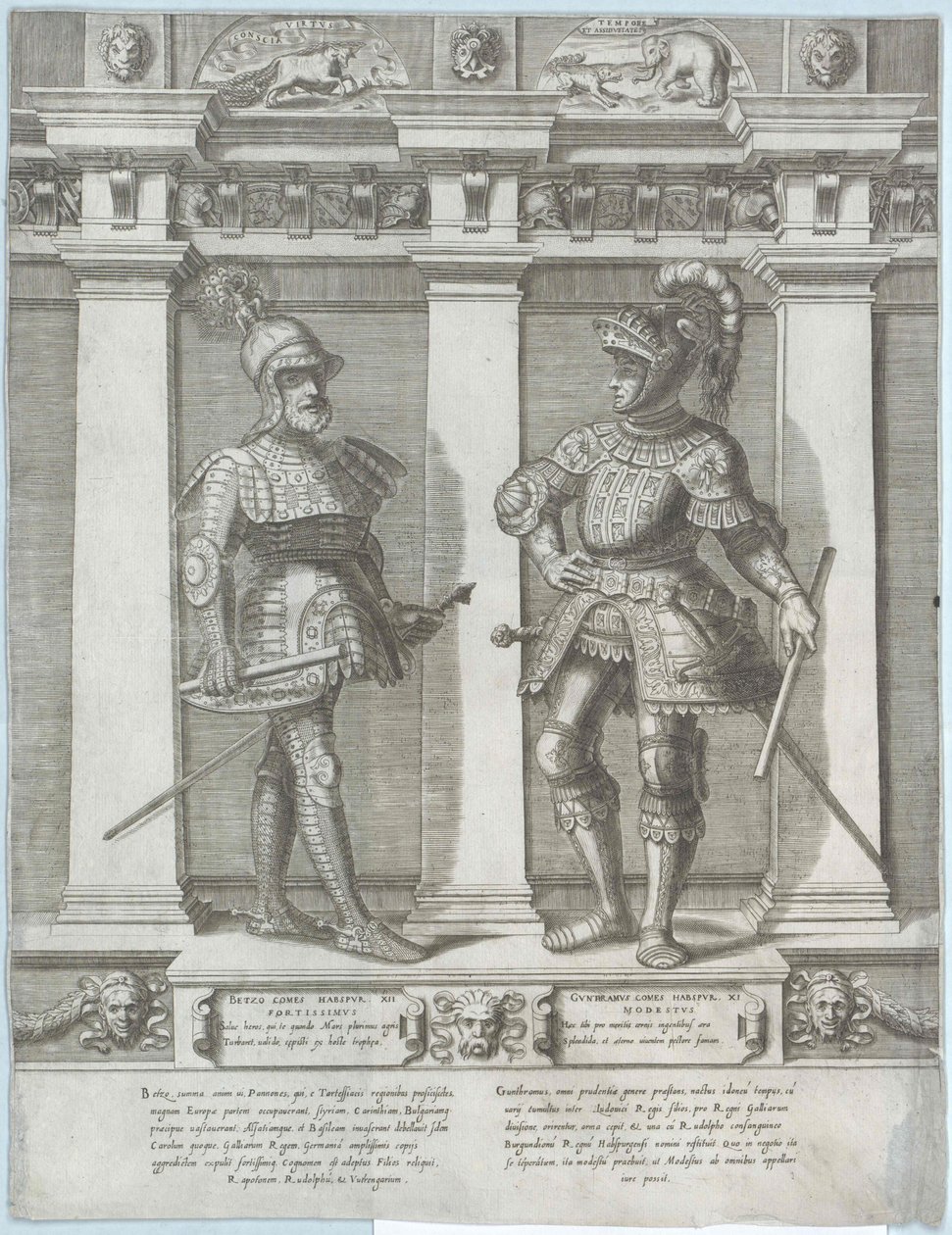 Hrabia Habsburgów Guntram Bogaty autorstwa Artist Unknown