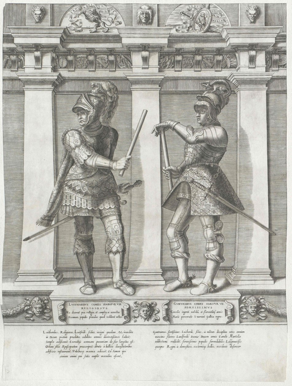 Hrabia Habsburgów Guntram Mocny autorstwa Artist Unknown