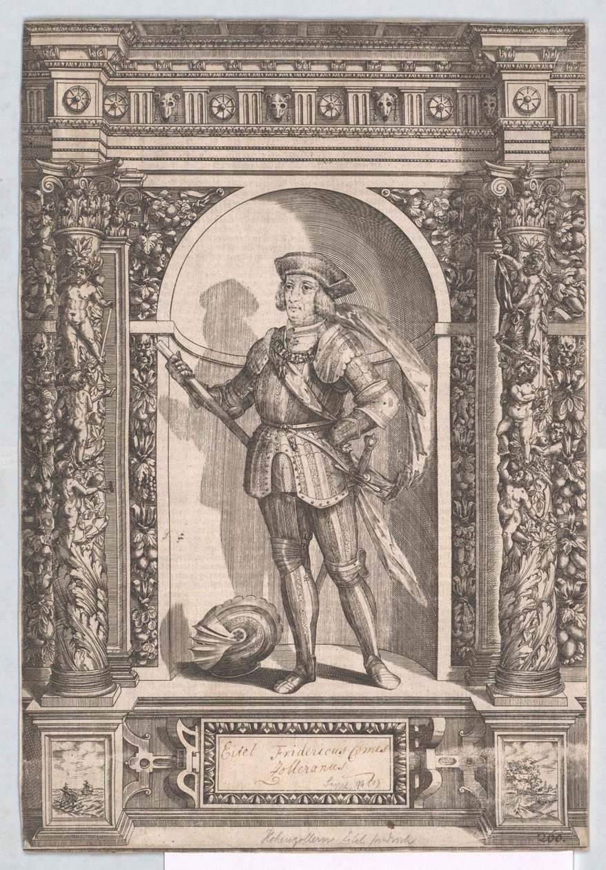 Hrabia Zollern Eitel Fryderyk II autorstwa Artist Unknown