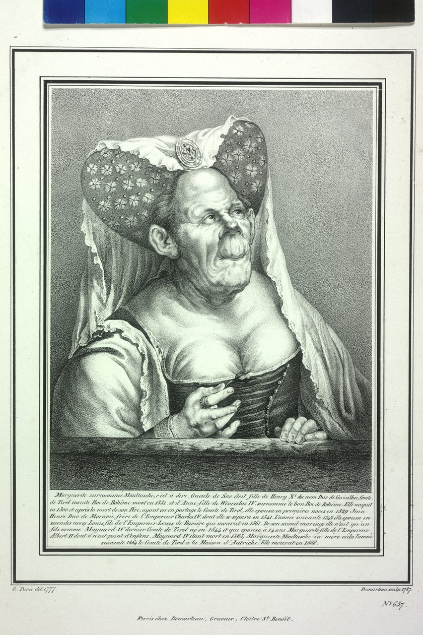 Hrabina Tyrolu Małgorzata Maultasch autorstwa Artist Unknown