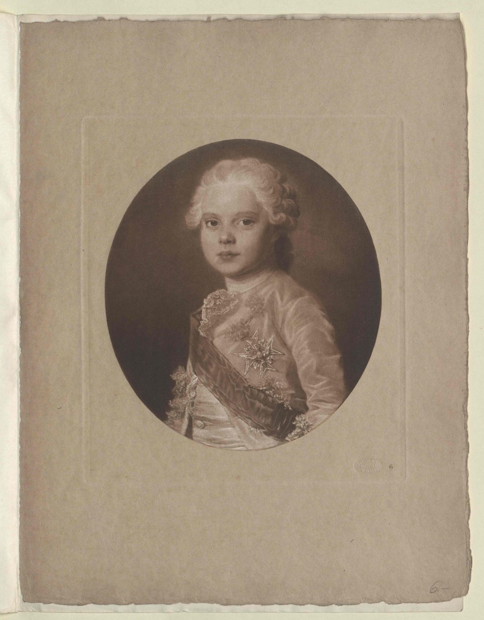 Delfin Francji Ludwik XVII. autorstwa Artist Unknown