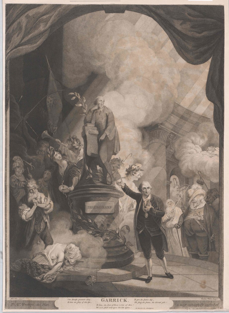 David Garrick autorstwa Artist Unknown