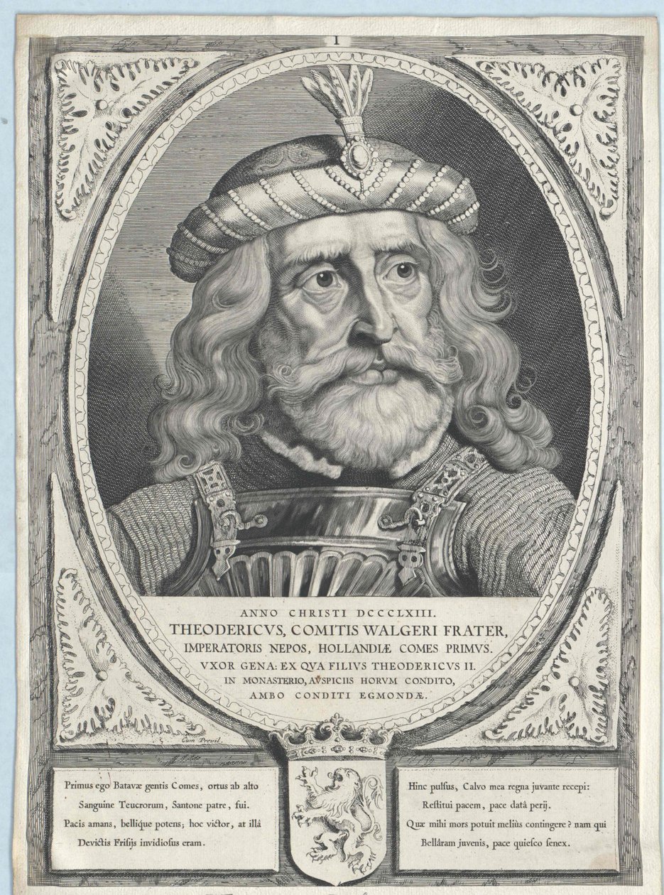 Dietrich I (druk) autorstwa Artist Unknown