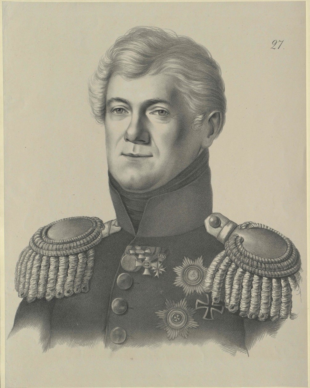 Dimitrij Władimirowicz hrabia Galitzin (druk) autorstwa Artist Unknown