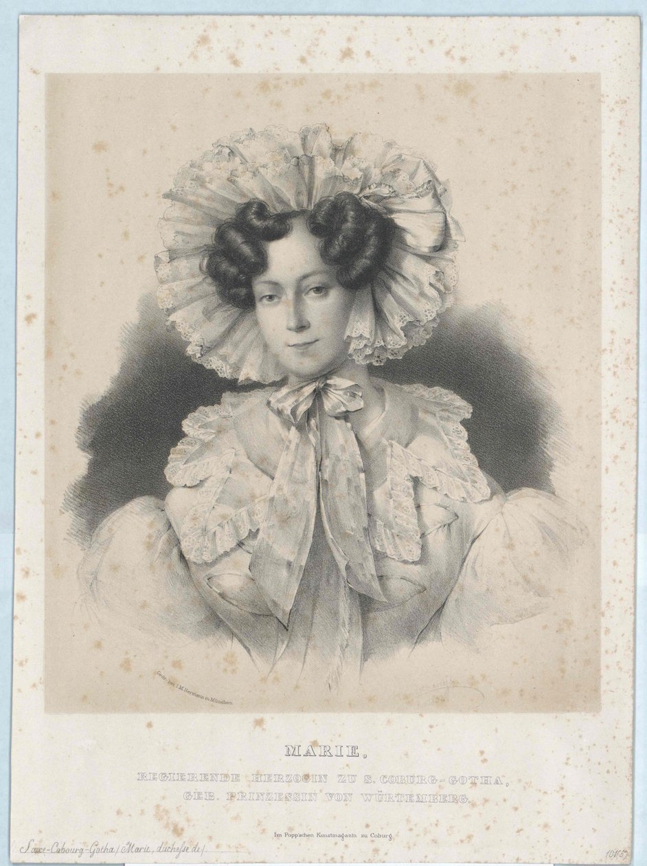 Księżna Wirtembergii Maria autorstwa Artist Unknown