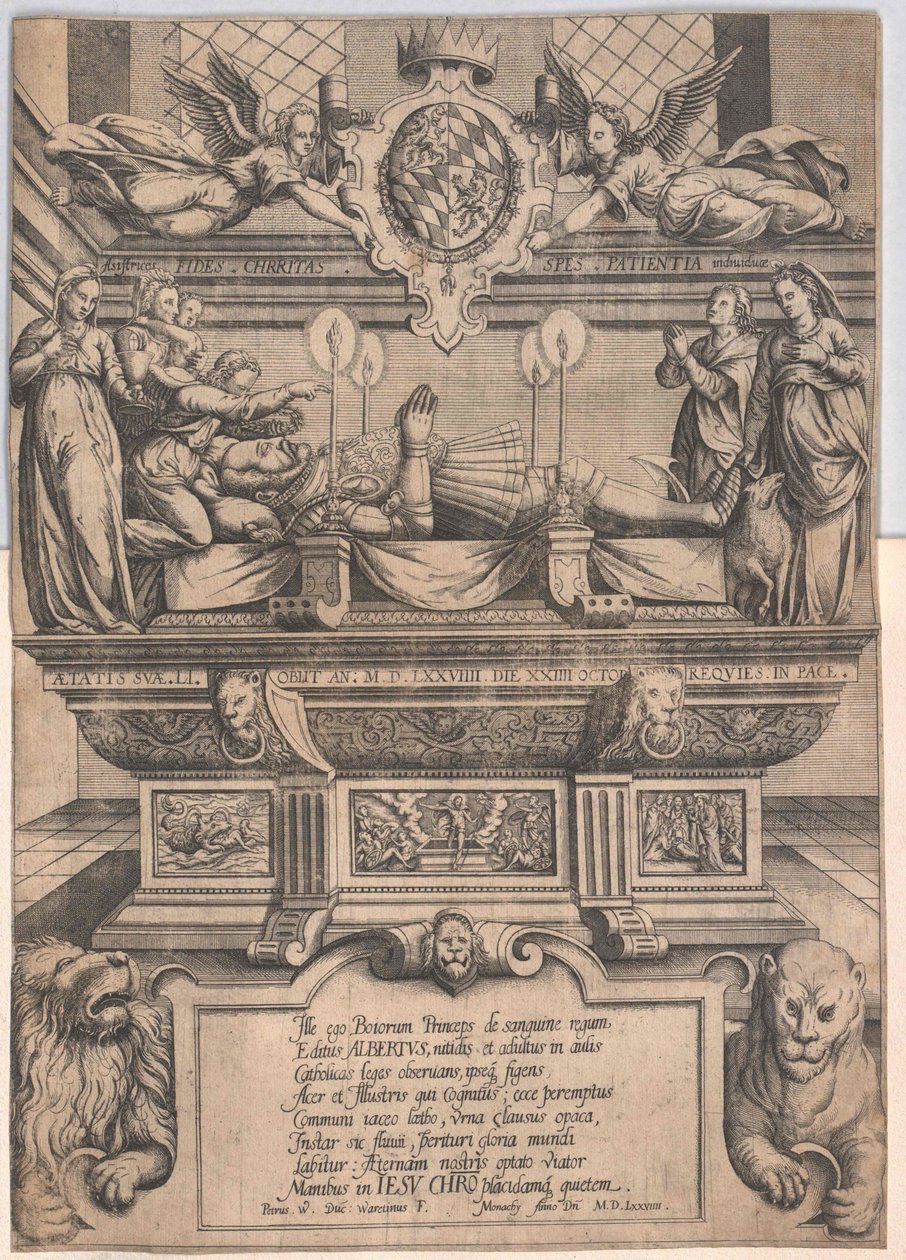 Książę Bawarii Albrecht V. autorstwa Artist Unknown