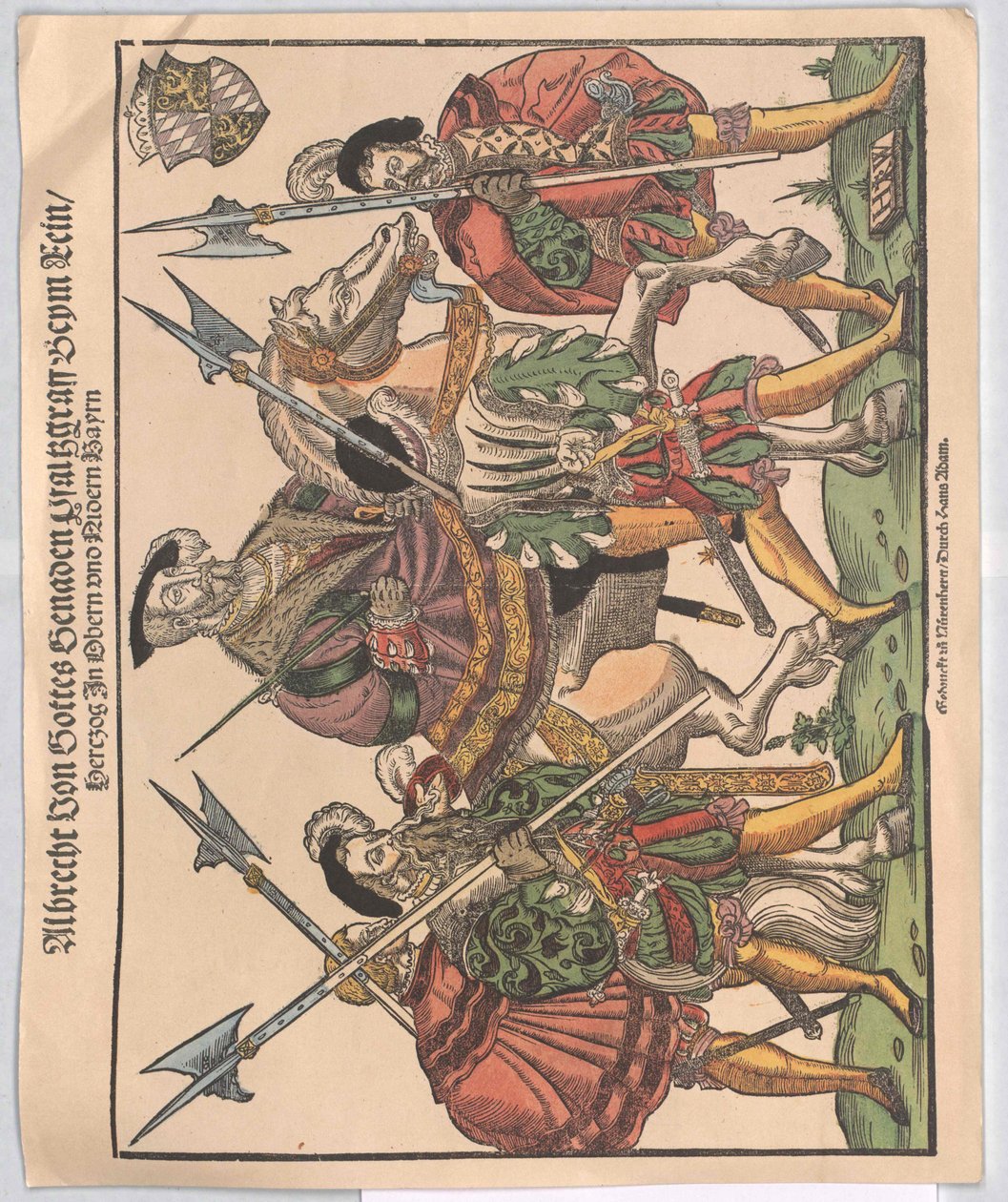 Książę Bawarii Albrecht V. autorstwa Artist Unknown