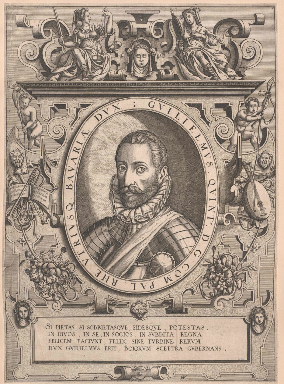 Książę Bawarii Wilhelm V autorstwa Artist Unknown