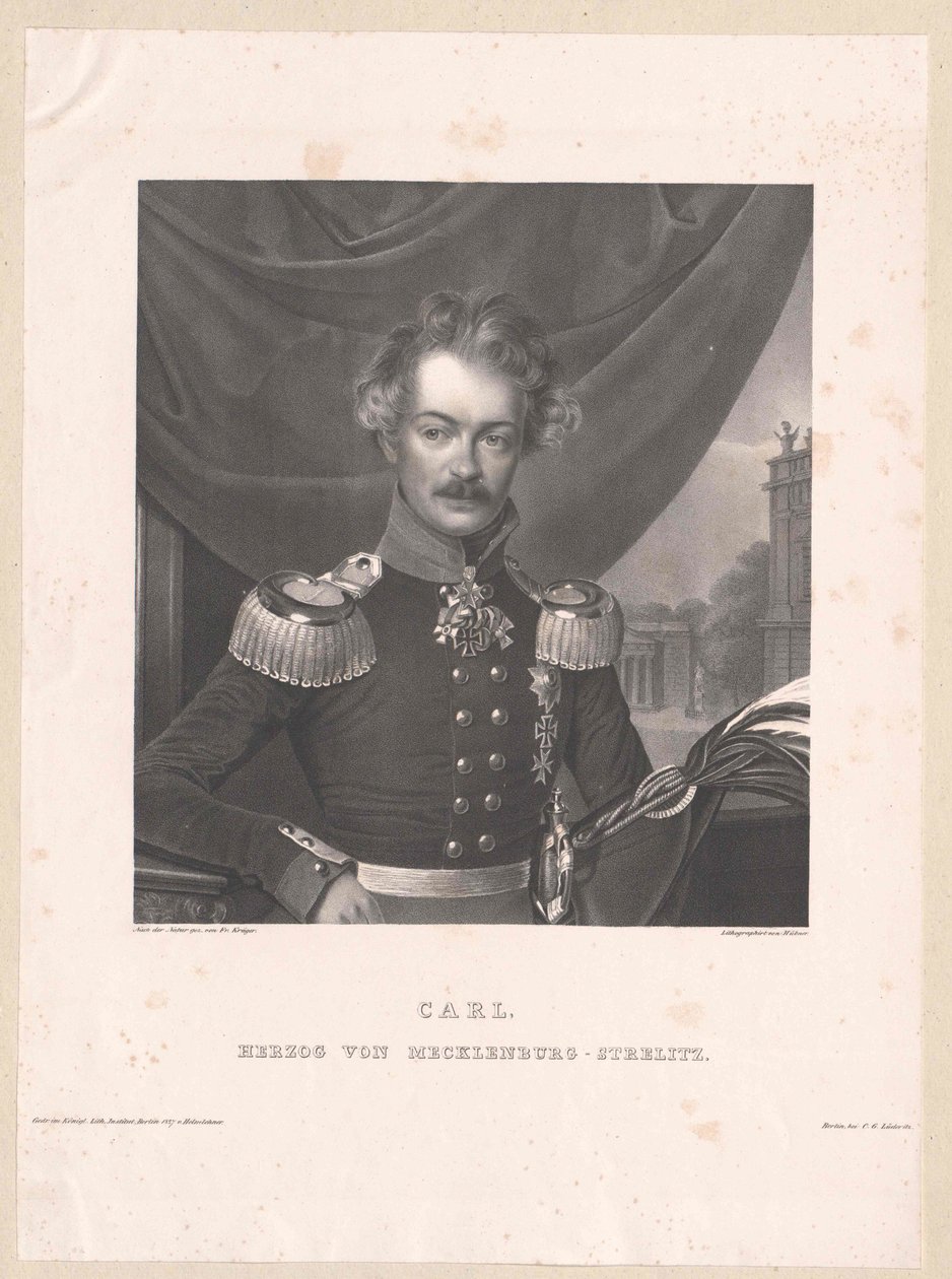 Książę Meklemburgii-Strelitz Karl autorstwa Artist Unknown