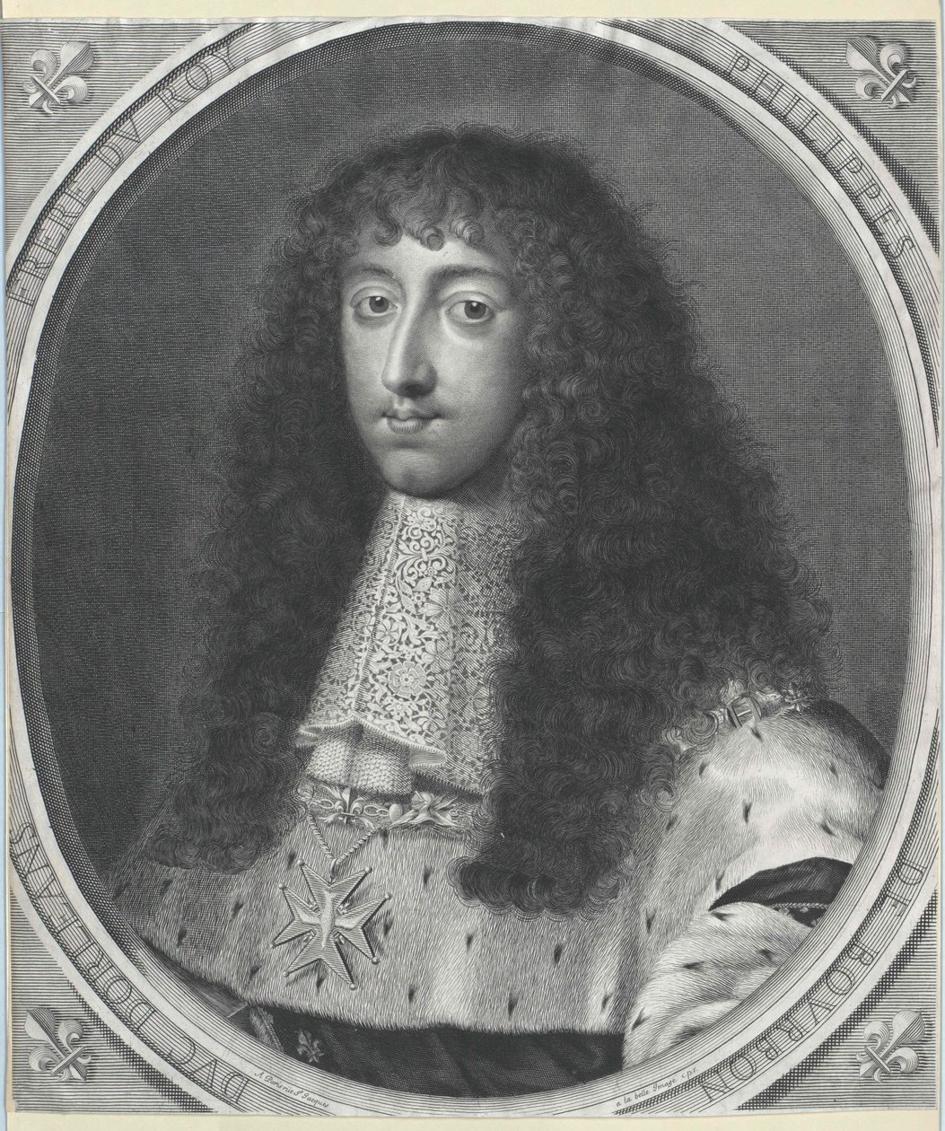 Książę Orleanu Philipp (druk) autorstwa Artist Unknown
