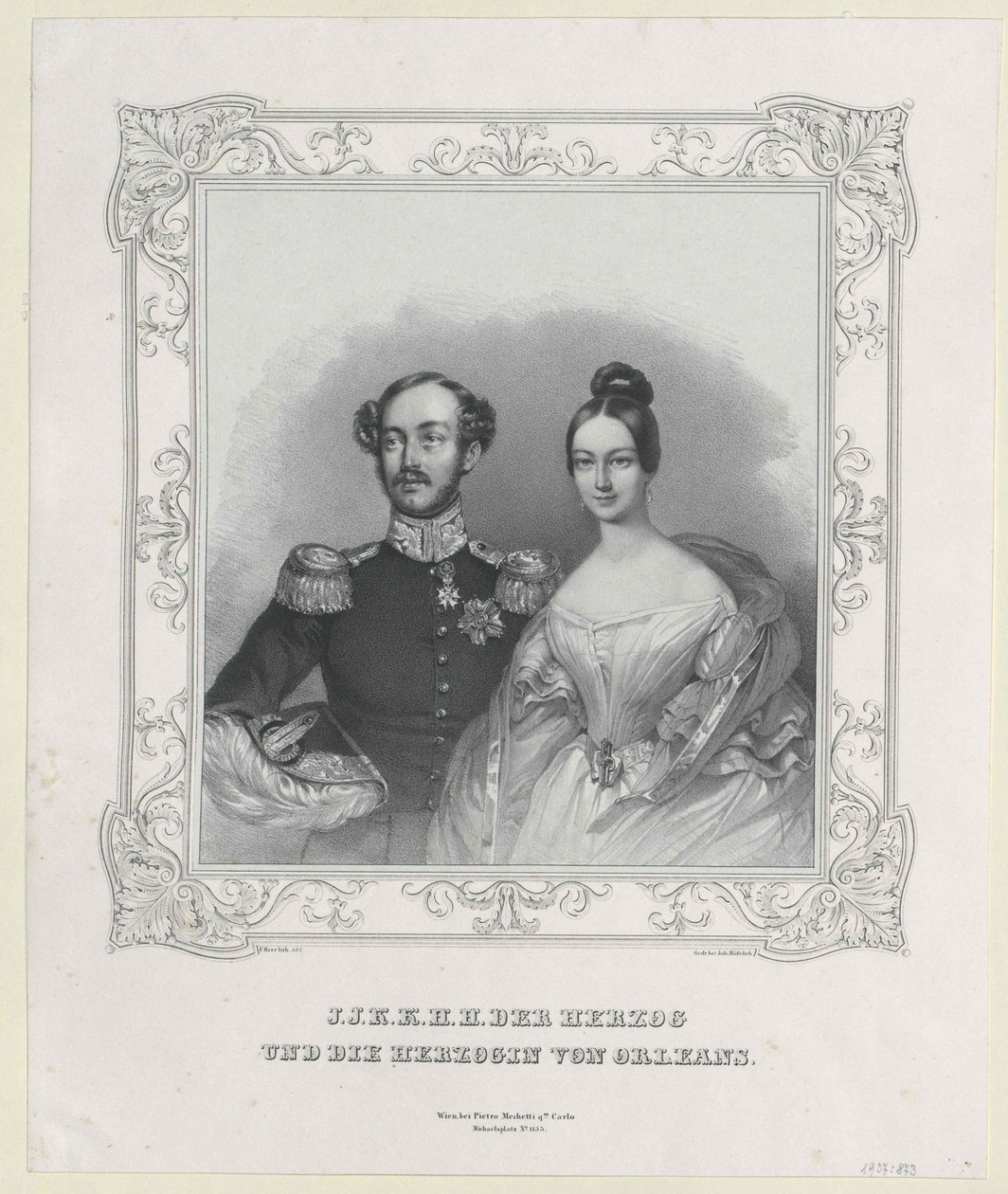 Książę Orleanu Ferdynand autorstwa Artist Unknown