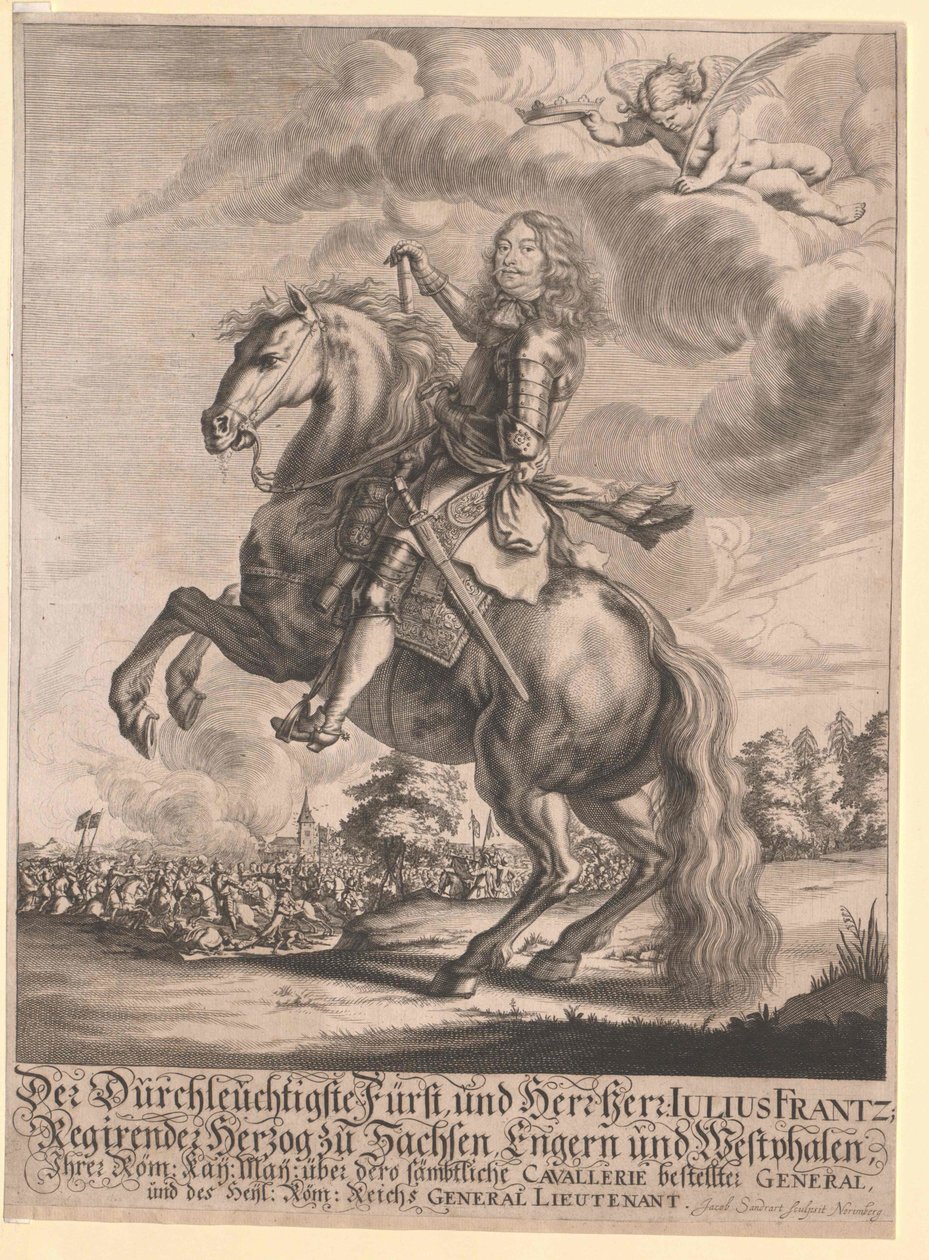 Książę Saksonii-Lauenburg Julius Franz autorstwa Artist Unknown