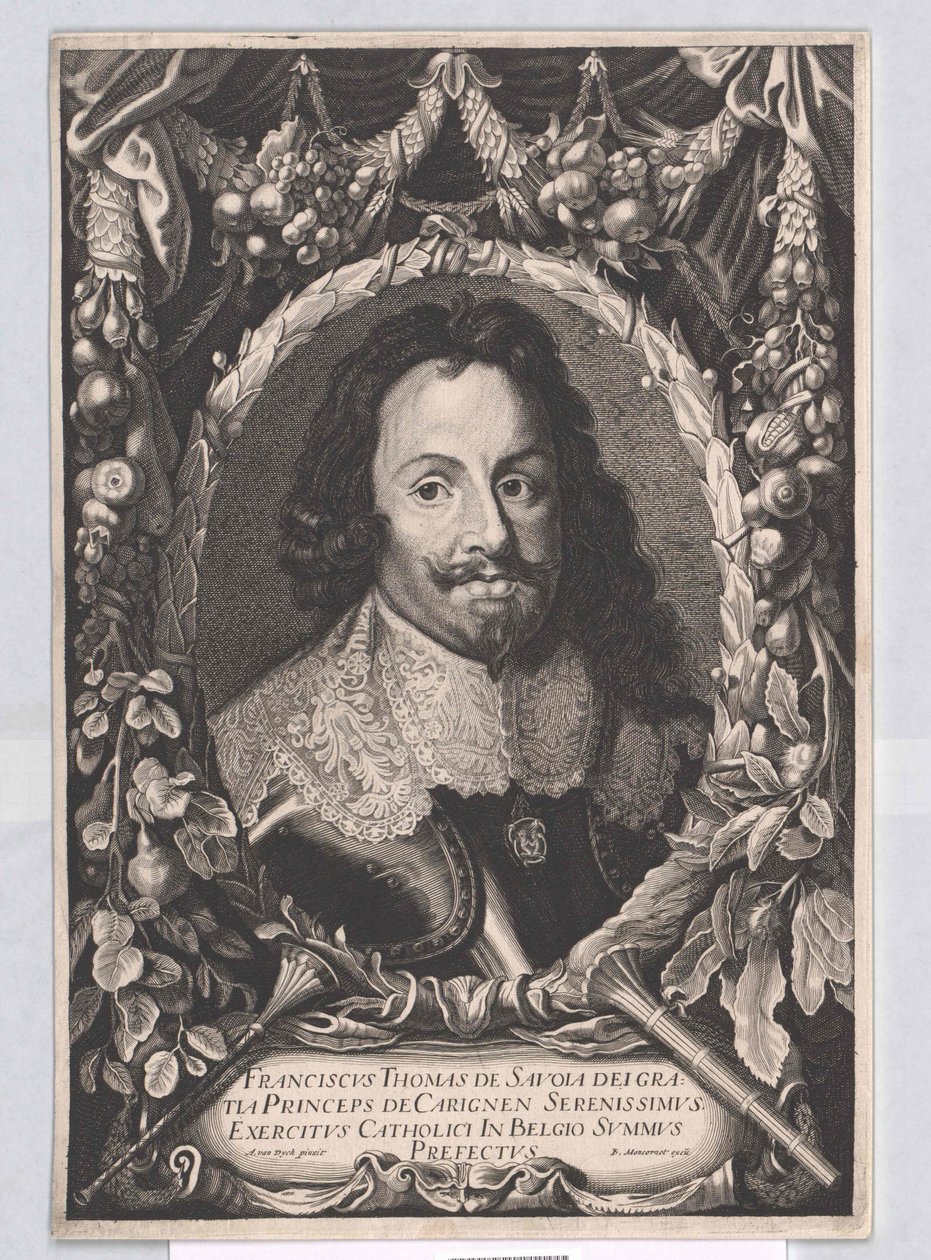 Książę Sabaudii Carignan Franz Thomas autorstwa Artist Unknown