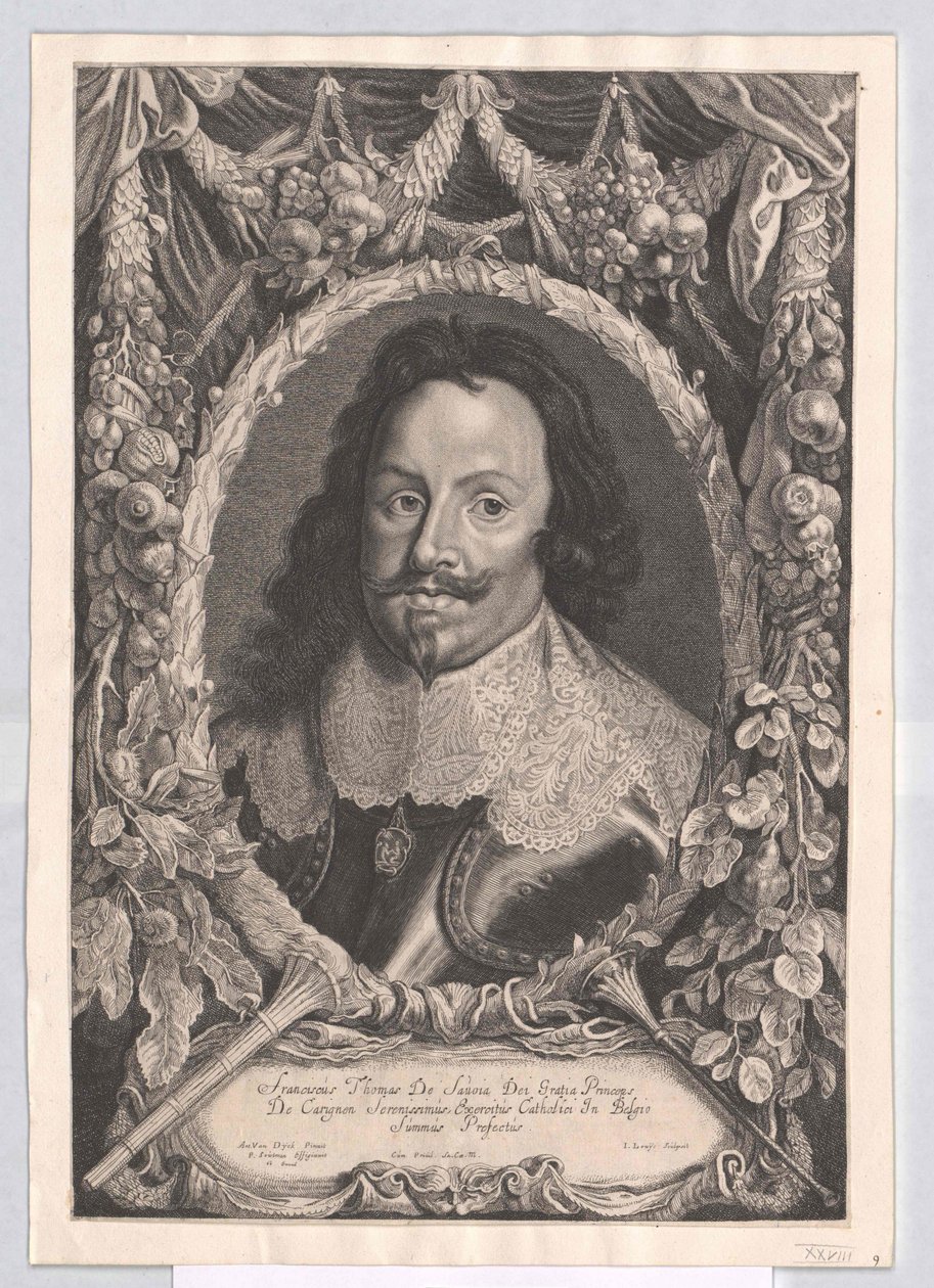 Książę Sabaudii Carignan Franz Thomas autorstwa Artist Unknown