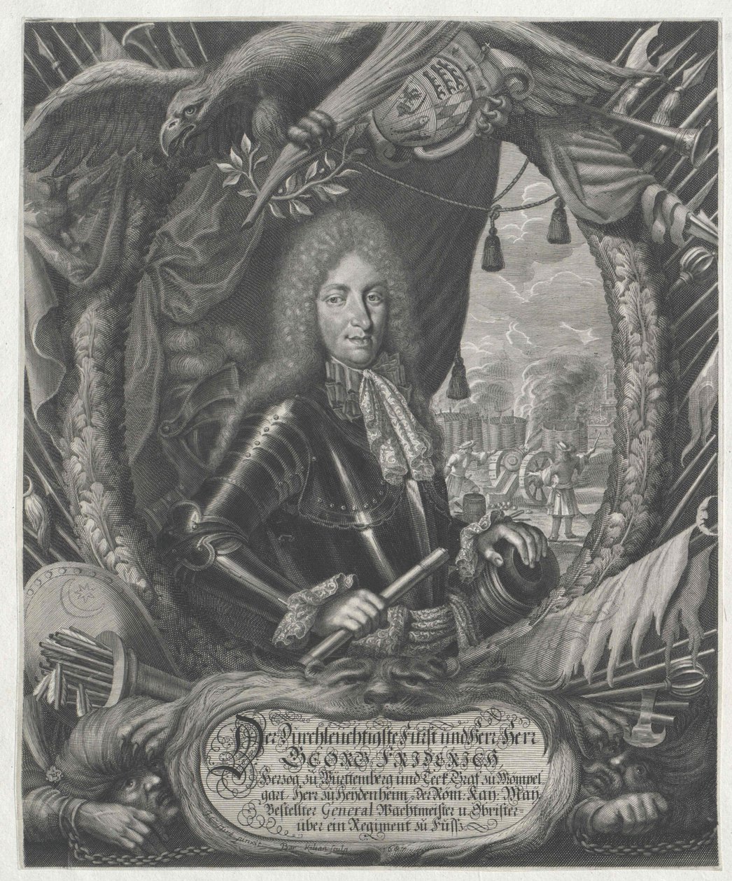 Książę Wirtembergii Georg Frederick autorstwa Artist Unknown