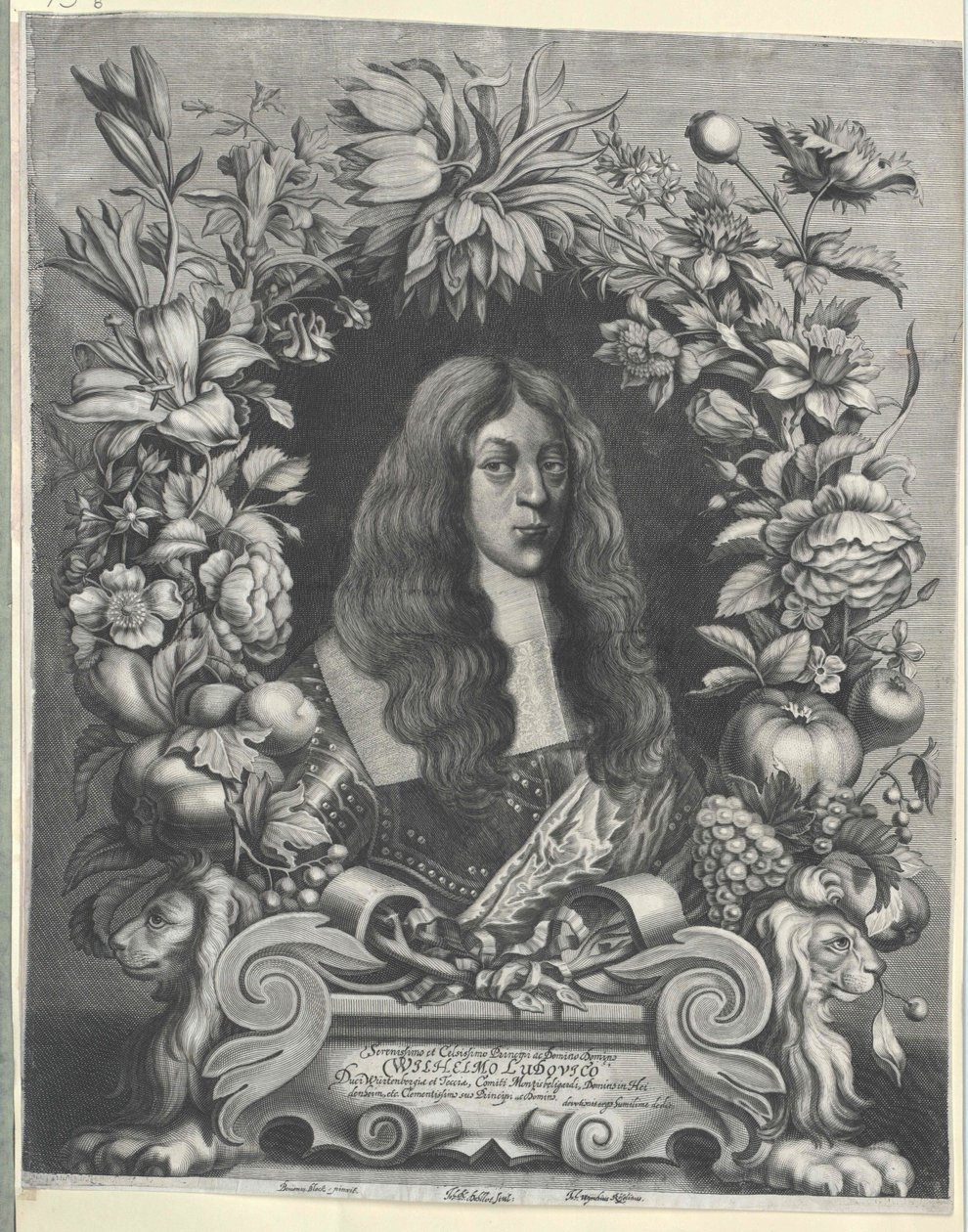 Książę Wirtembergii Wilhelm Ludwig autorstwa Artist Unknown