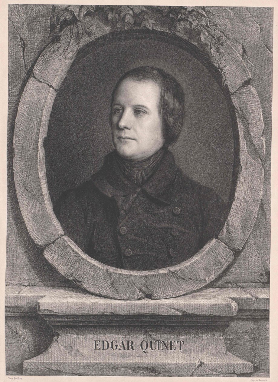 Edgar Quinet (druk) autorstwa Artist Unknown