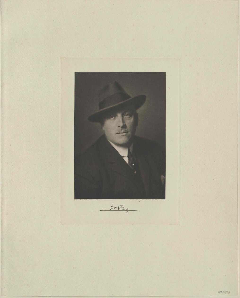 Eduard Heinl (druk) autorstwa Artist Unknown