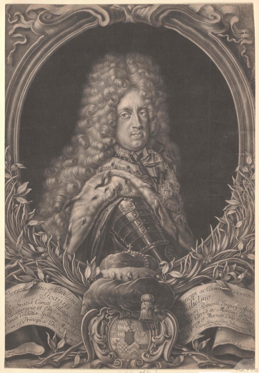 Elektor Palatynatu Johann Wilhelm autorstwa Artist Unknown
