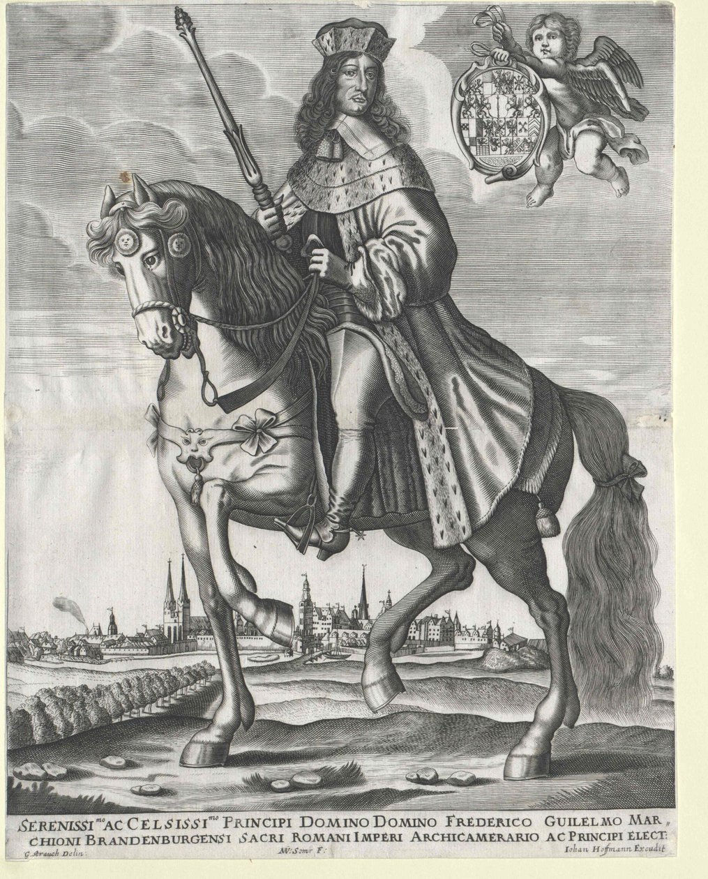 Elektor brandenburski (1620-1688) Fryderyk Wilhelm autorstwa Artist Unknown