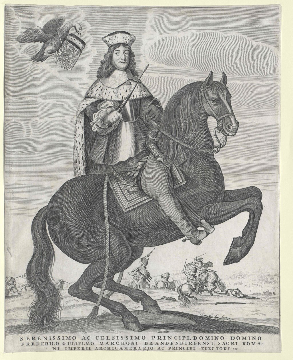 Elektor brandenburski (1620-1688) Fryderyk Wilhelm autorstwa Artist Unknown