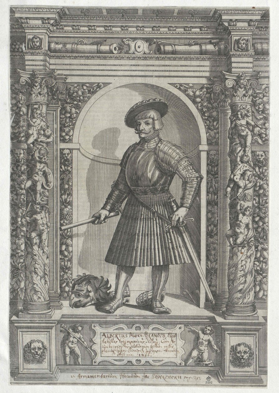 Elektor brandenburski Albrecht Achilles autorstwa Artist Unknown
