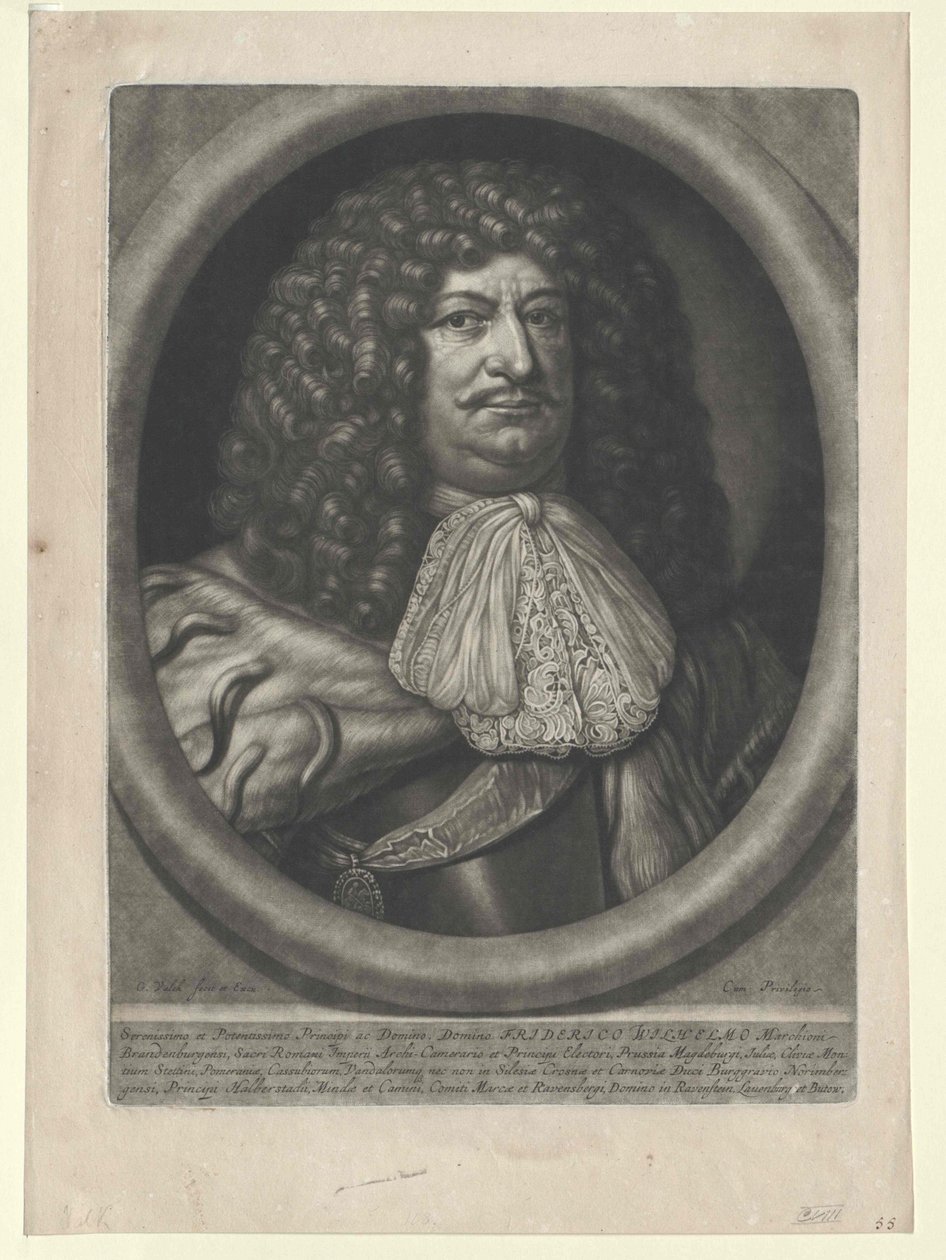 Elektor brandenburski Fryderyk Wilhelm autorstwa Artist Unknown