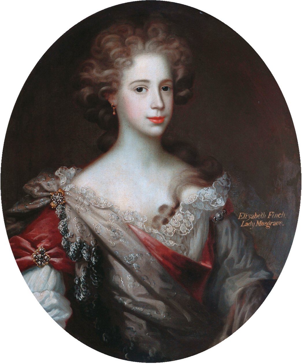 Elizabeth Finch, Lady Musgrave (olej na płótnie) autorstwa Artist Unknown
