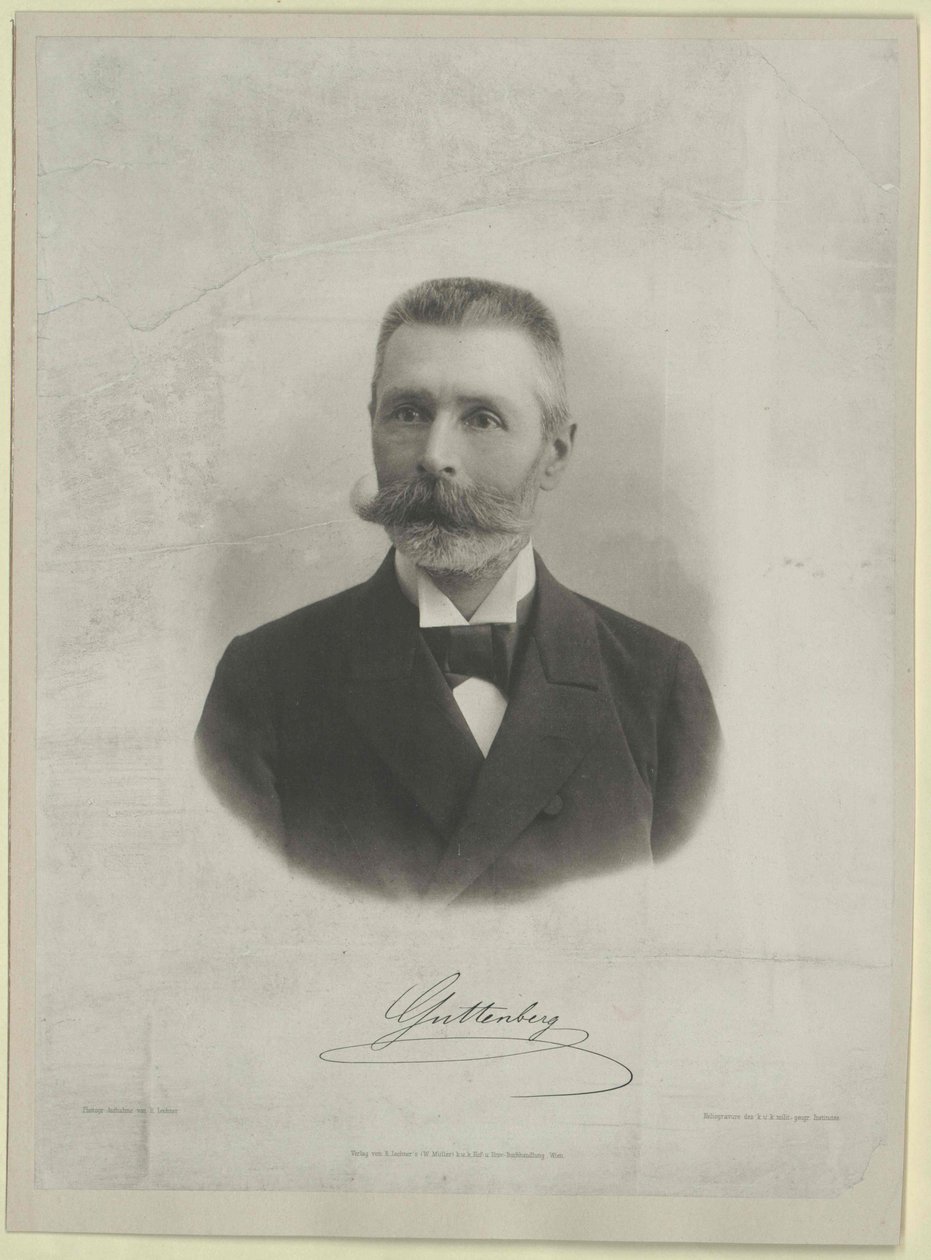 Emil baron von Guttenberg (druk) autorstwa Artist Unknown