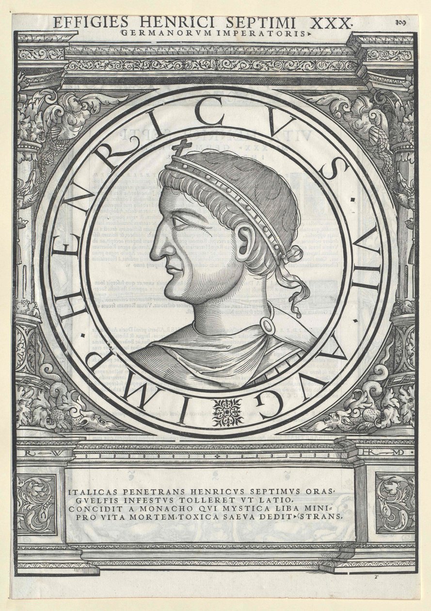 Cesarz Henryk VII autorstwa Artist Unknown