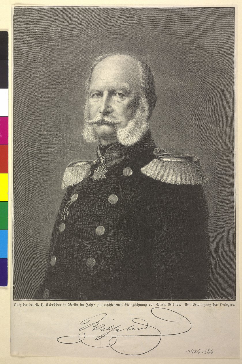 Cesarz Wilhelm I autorstwa Artist Unknown