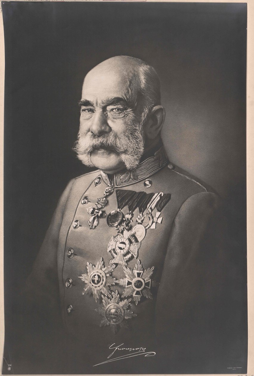 Cesarz Austrii Franciszek Józef I autorstwa Artist Unknown