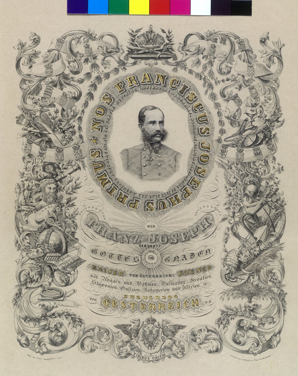 Cesarz Austrii Franciszek Józef I autorstwa Artist Unknown