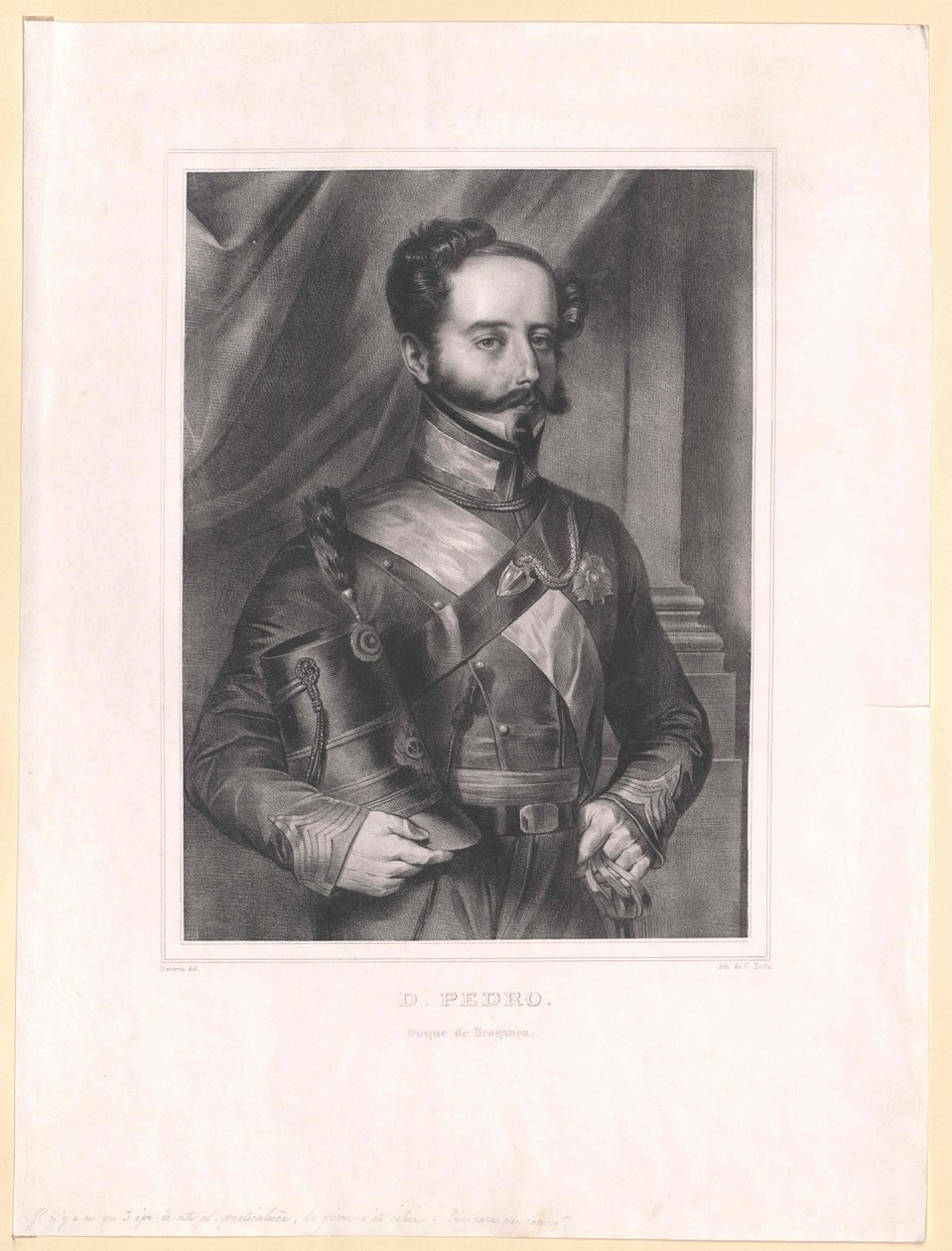 Cesarz Brazylii Piotr I autorstwa Artist Unknown