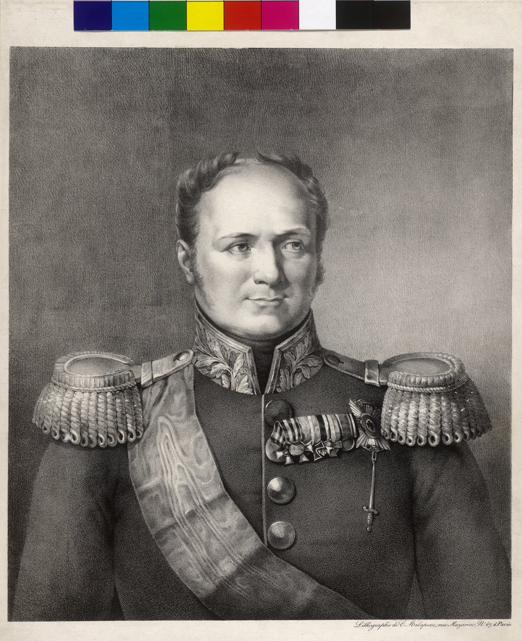 Cesarz Rosji Aleksander I autorstwa Artist Unknown