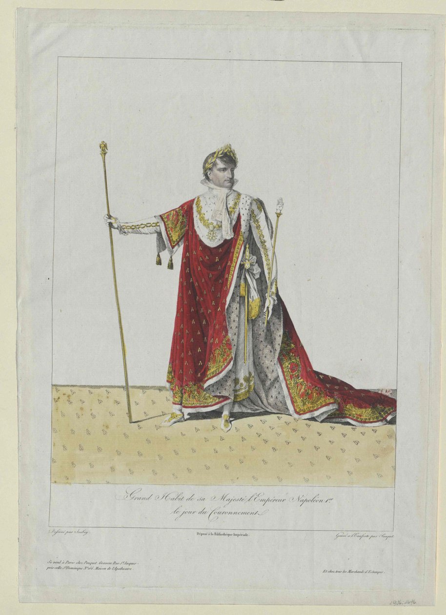 Cesarz Francuzów Napoleon I Bonaparte autorstwa Artist Unknown