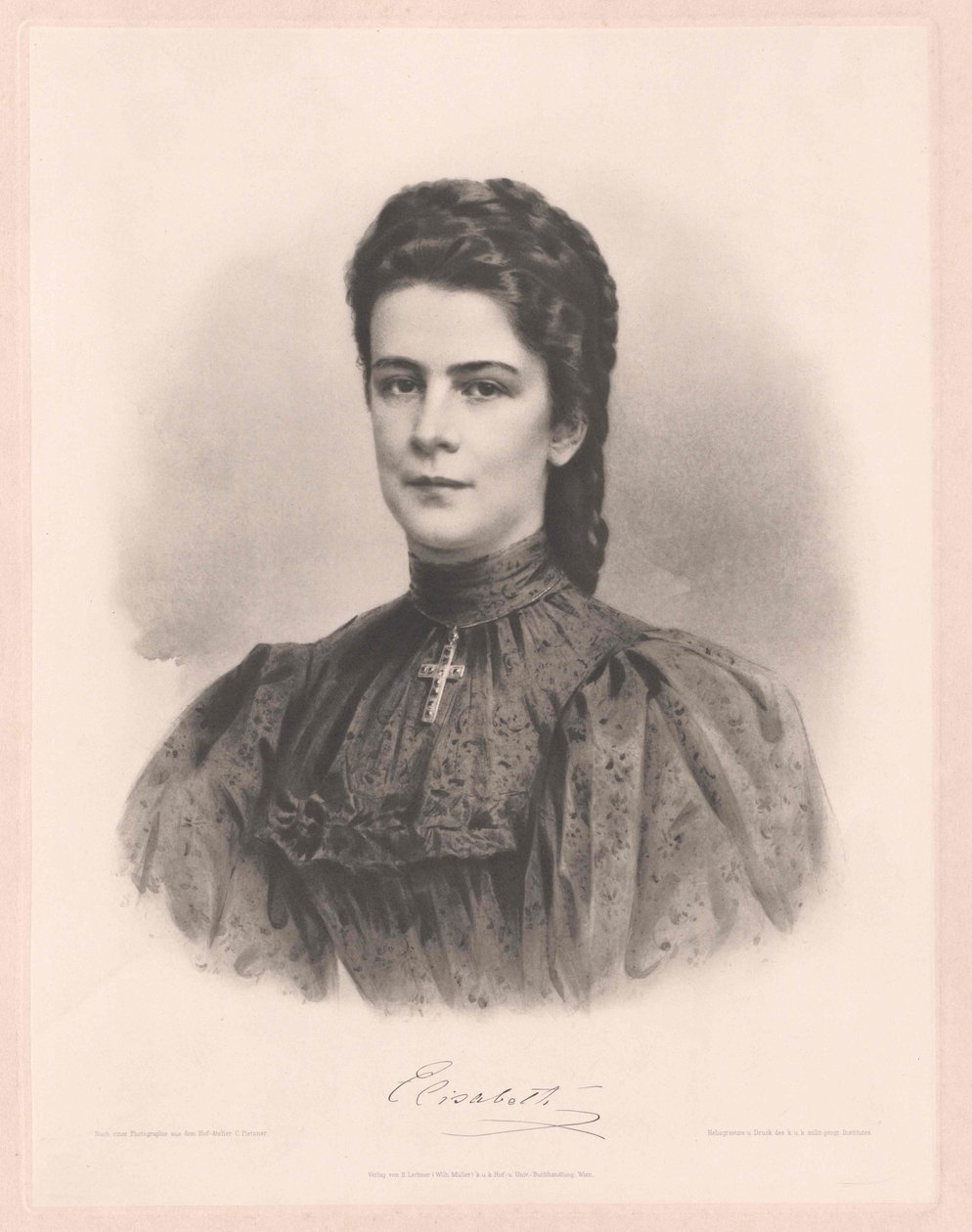 Cesarzowa Austrii Elżbieta autorstwa Artist Unknown