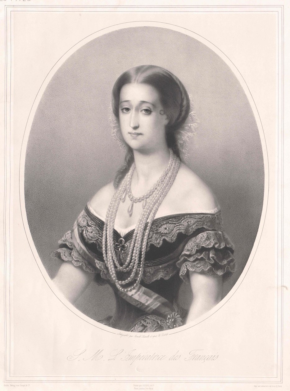 Cesarzowa Francji Eugenia autorstwa Artist Unknown