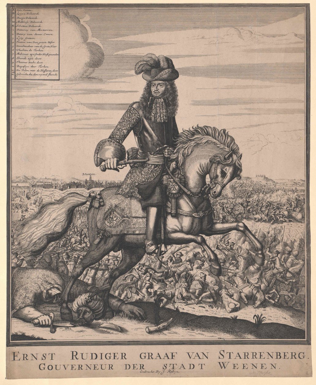 Ernst Roger hrabia Starhemberg autorstwa Artist Unknown