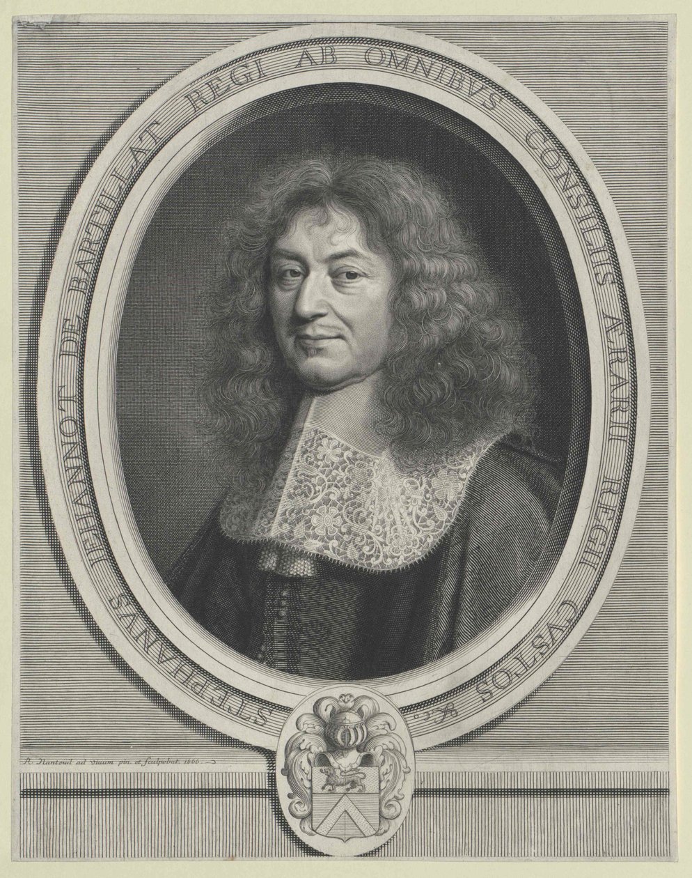 Etienne de Bartillat (druk) autorstwa Artist Unknown