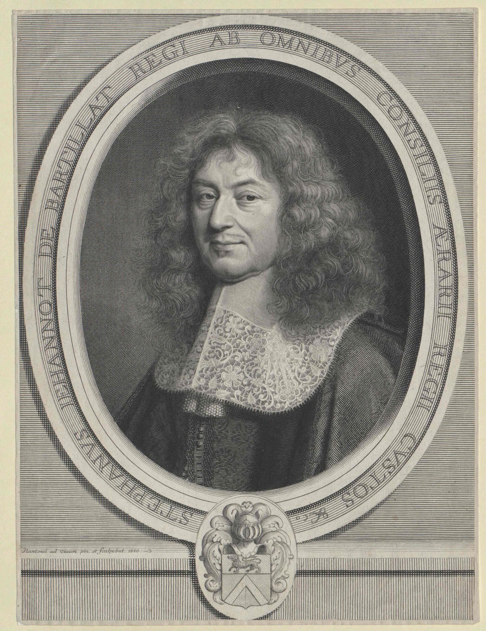 Etienne de Bartillat (druk) autorstwa Artist Unknown