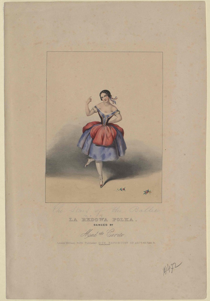 Fanny Cerito autorstwa Artist Unknown