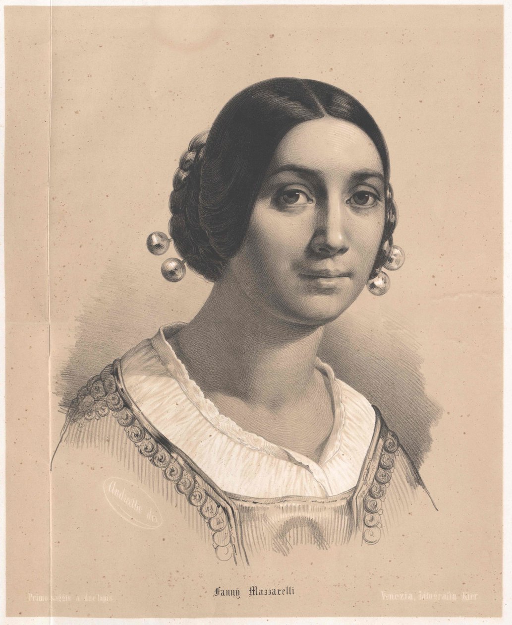 Fanny Mazzarelli autorstwa Artist Unknown