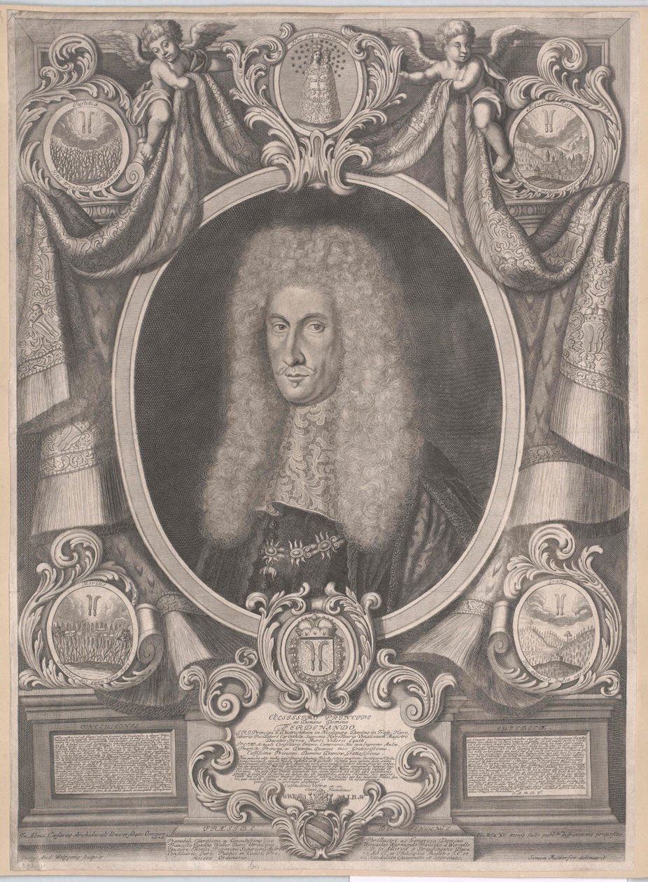 Ferdynand Józef 3. hrabia Dietrichstein z Nikolsburga (druk) autorstwa Artist Unknown