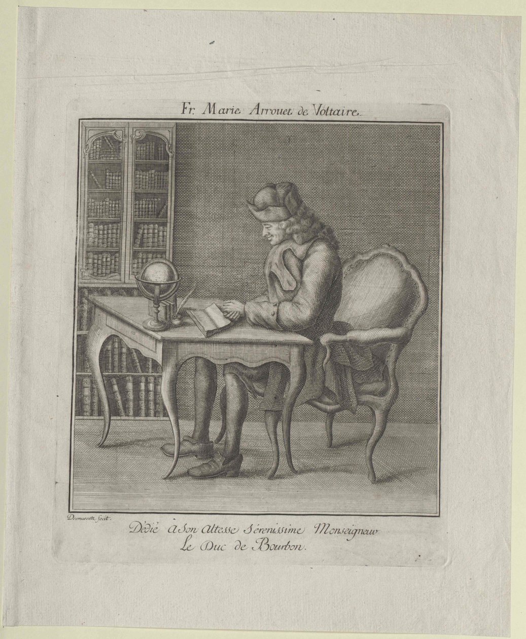Fran006f0069s Marie Arouet Voltaire autorstwa Artist Unknown