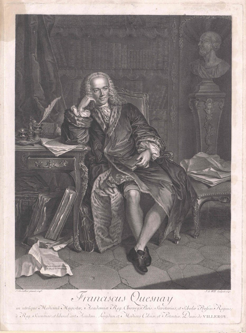 Fran006f0069s Quesnay autorstwa Artist Unknown