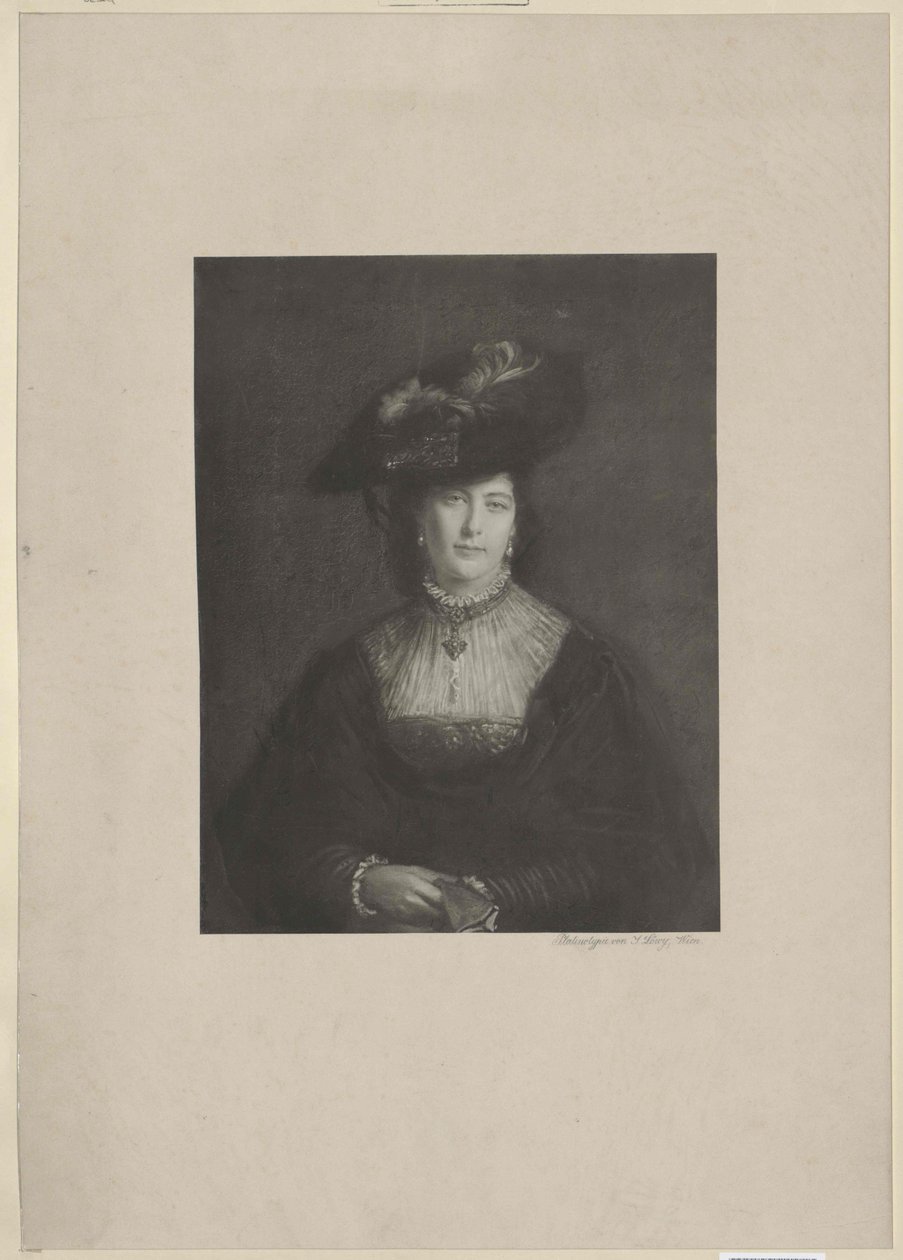 Francesca von Wertheimstein autorstwa Artist Unknown